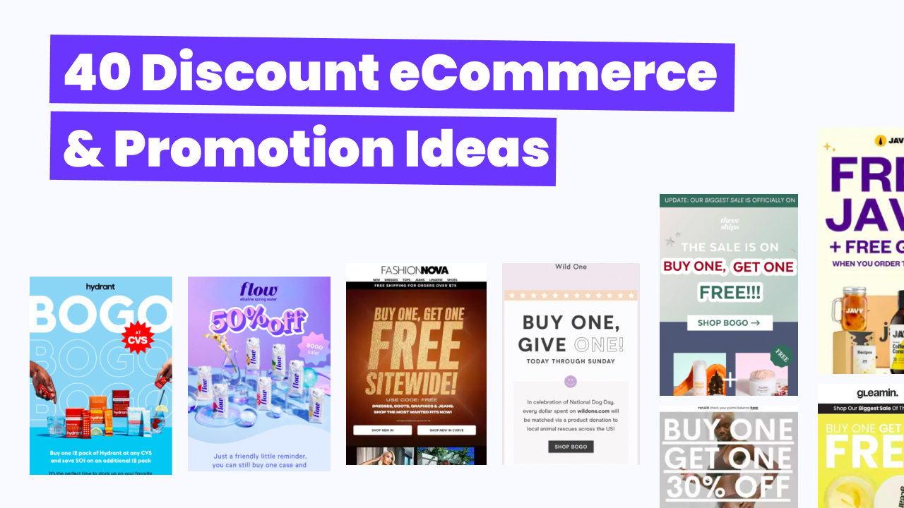 40 Discount & Promotion Ideas for eCommerce Brands (with Examples ...